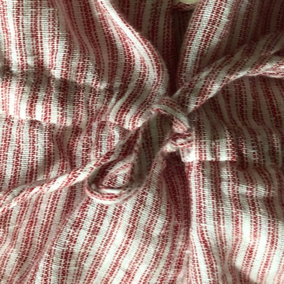 Rails Marti Scarlet Striped Drawstring Waist Top - Picture 6 of 8